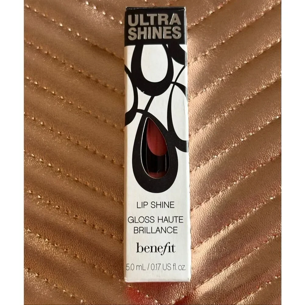 BENEFIT - NWT Ultra Shines Lip Shine in Spiced Punch (Vibrant Coral), Full Size